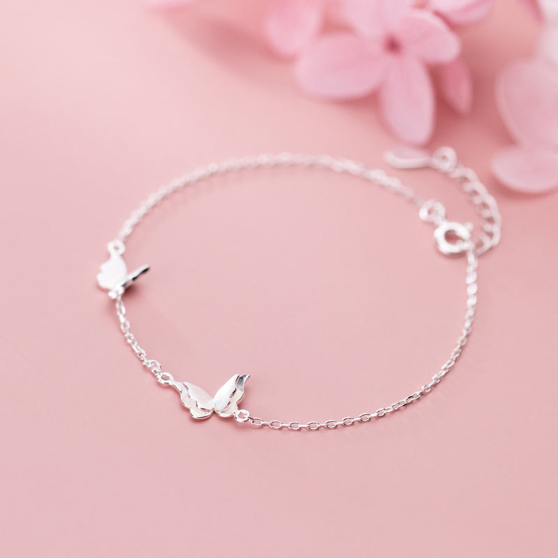 Double butterfly bracelet