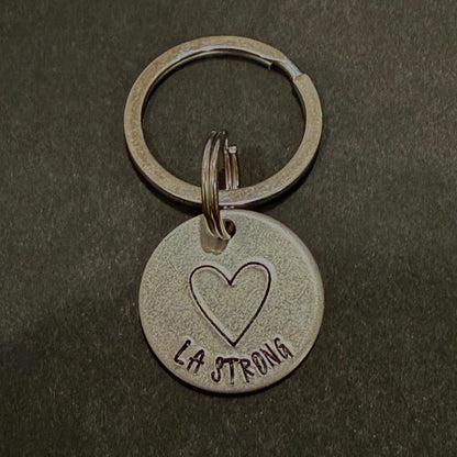 LA strong keychain
