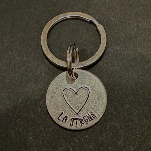 LA strong keychain